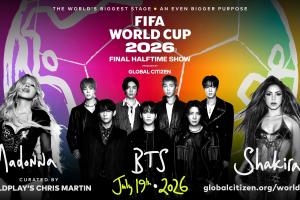 历史首次!TA:麦当娜 夏奇拉 BTS世界杯决赛中场秀无偿演出配图